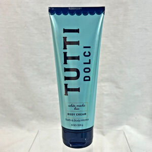 Bath Body Works Tutti Dolci White Mocha Kiss Body Cream 8 oz NEW